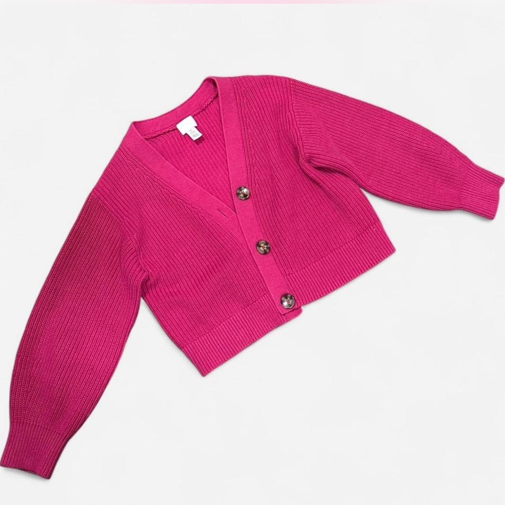 Pink Cardigan Sweater